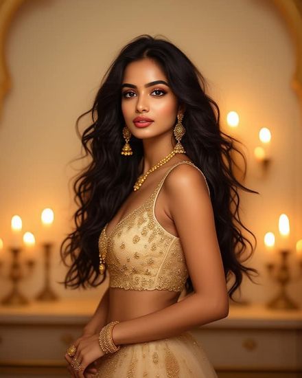 Priya — Glamorous & warm